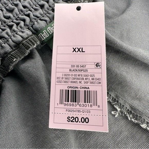 NWT Wild Fable Women’s XL Dark Gray High-Rise Elastic Waist Shorts - Picture 4 of 5